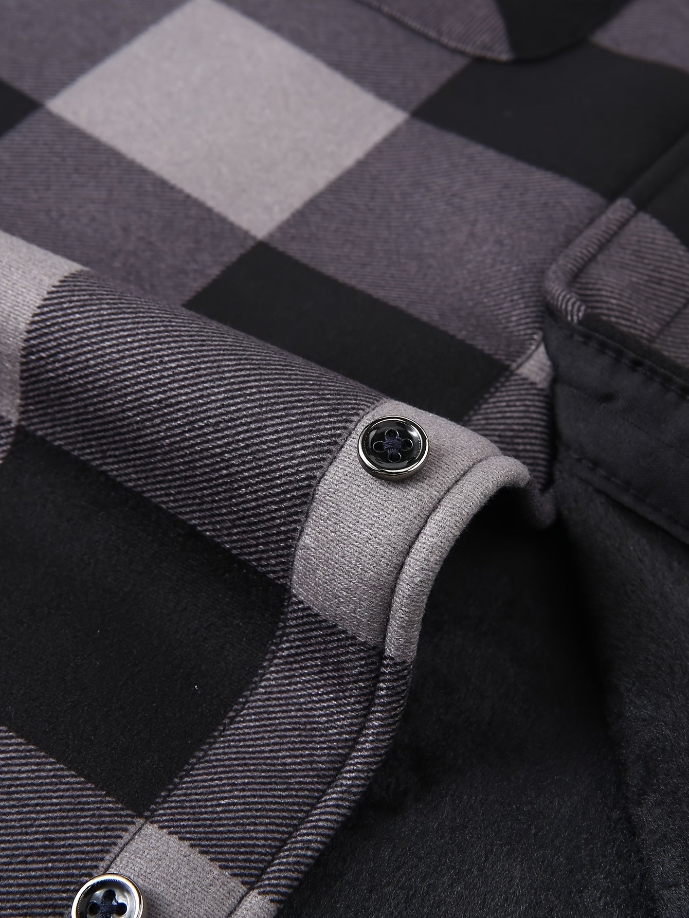 Men's Hooded Heavy Winter Jacket - Plaid Shirt Jacket, Plaid Workwear, Long Sleeves with Pockets, Hand Washable, Suitable for Logging, Activities - Cold Weather Casual Wear, Men's Winter Outerwear, Men's Jacket, Halloween/Christmas Costume