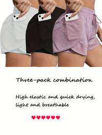 3pcs white+black+purple
