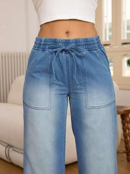 Autumn 2025 New Women'S Slim Fit Straight Leg Jeans