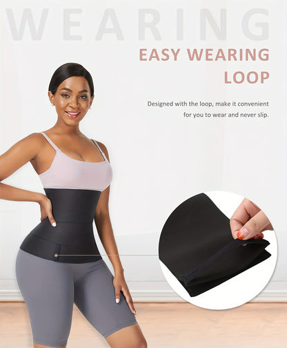 Women Waist Trainer Bandage Wrap Sauna Belt Long Torso Tummy Wraps Belly Body Shaper Waist Trimmer Belt