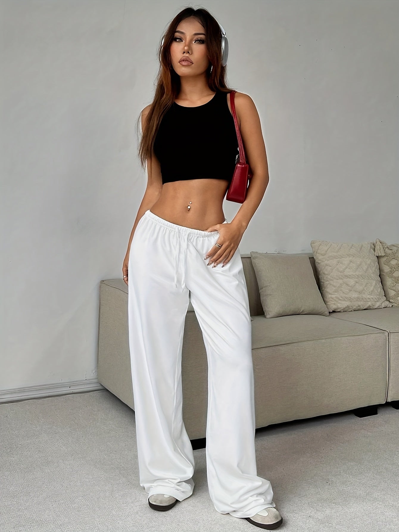Simple, Soft And Comfortable Sweatpants, Loose Pants, New Must-haves
