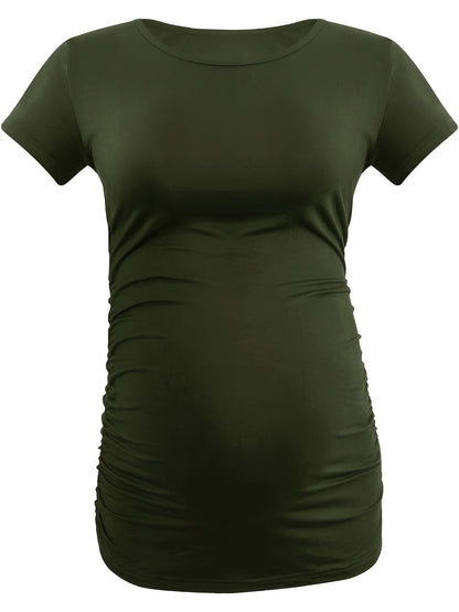 Set of 4 Short Sleeve Maternity Tops for Expecting Mothers