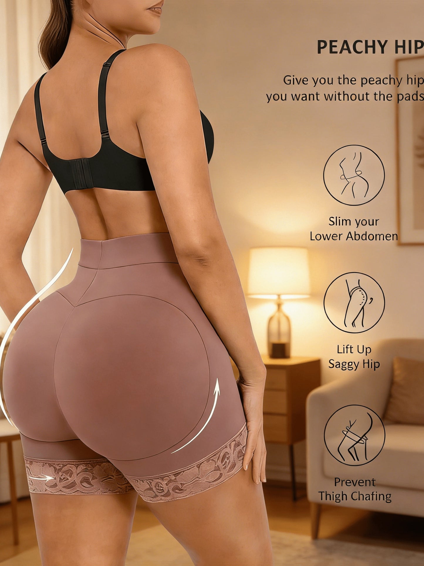 1pc Tummy Control Shapewear High Shorts for Women High Waist Butt Lifting Panties Body Shaper Compression Faja Colombianas