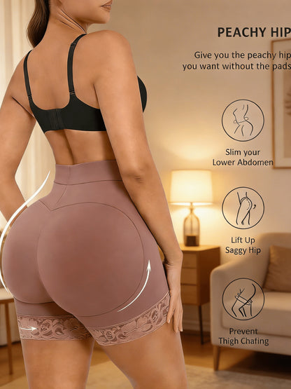 1pc Tummy Control Shapewear High Shorts for Women High Waist Butt Lifting Panties Body Shaper Compression Faja Colombianas
