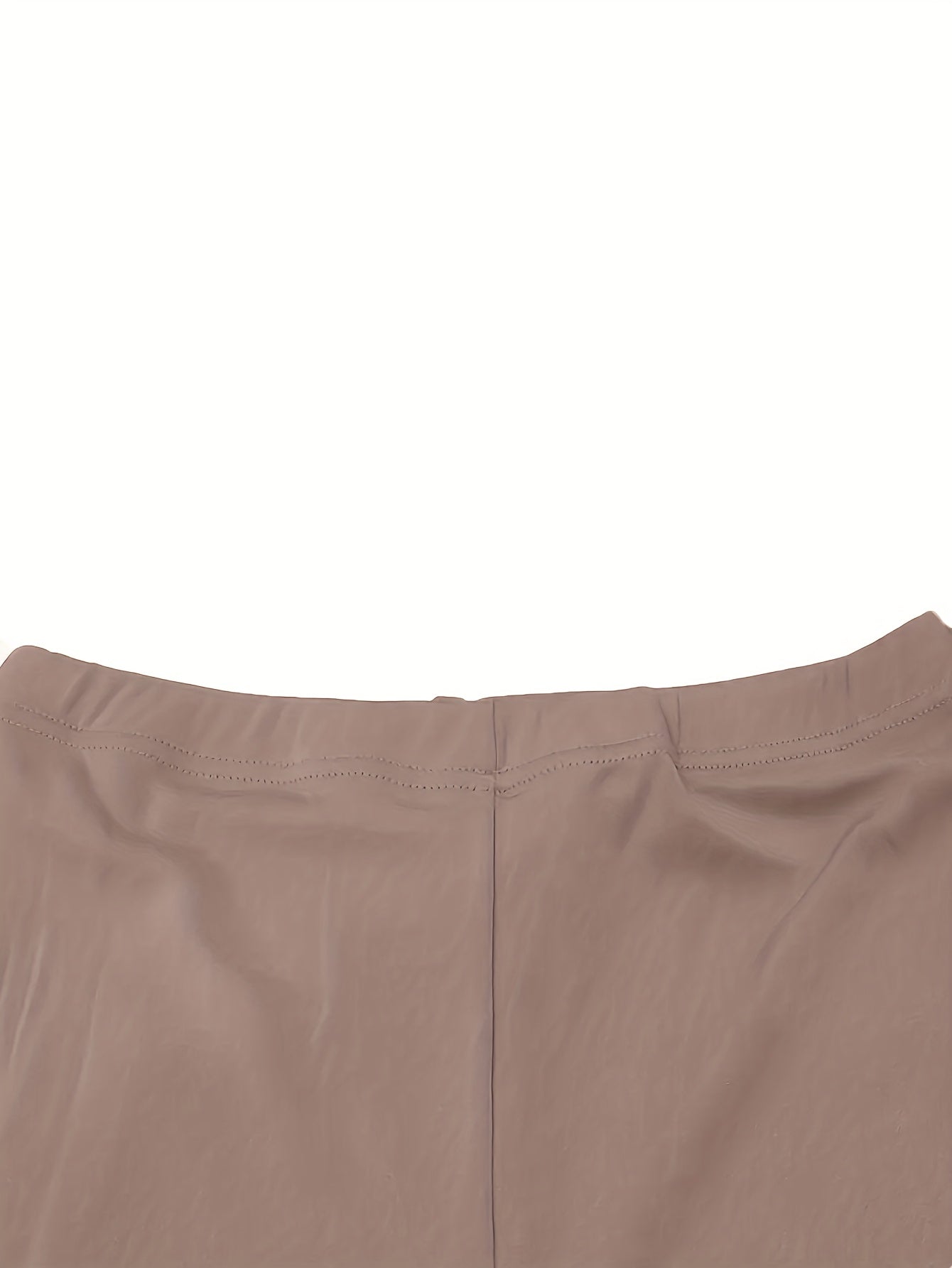 Black Polyester V-Neck Sleeveless Shorts - product view 36