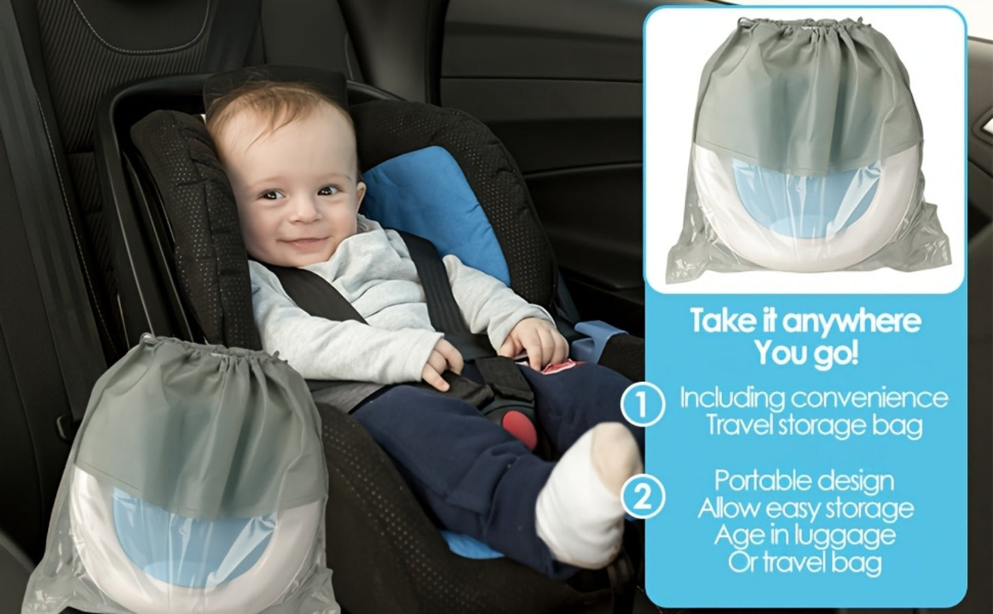 Potty Training Seat - 20-pcs Portable Foldable Travel