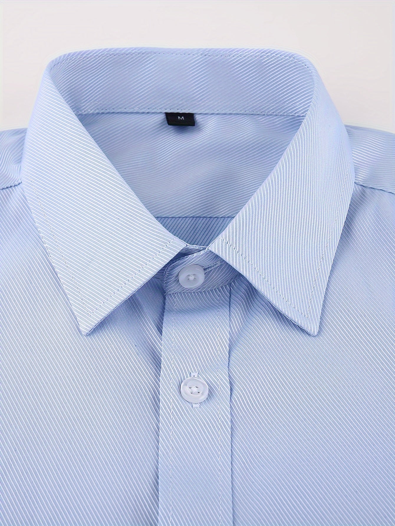 2025 New Men'S French Shirt Double-Barrel Sleeve Business Formal with Premium Cufflinks, Wedding Banquet Office Elegant Slim Fit