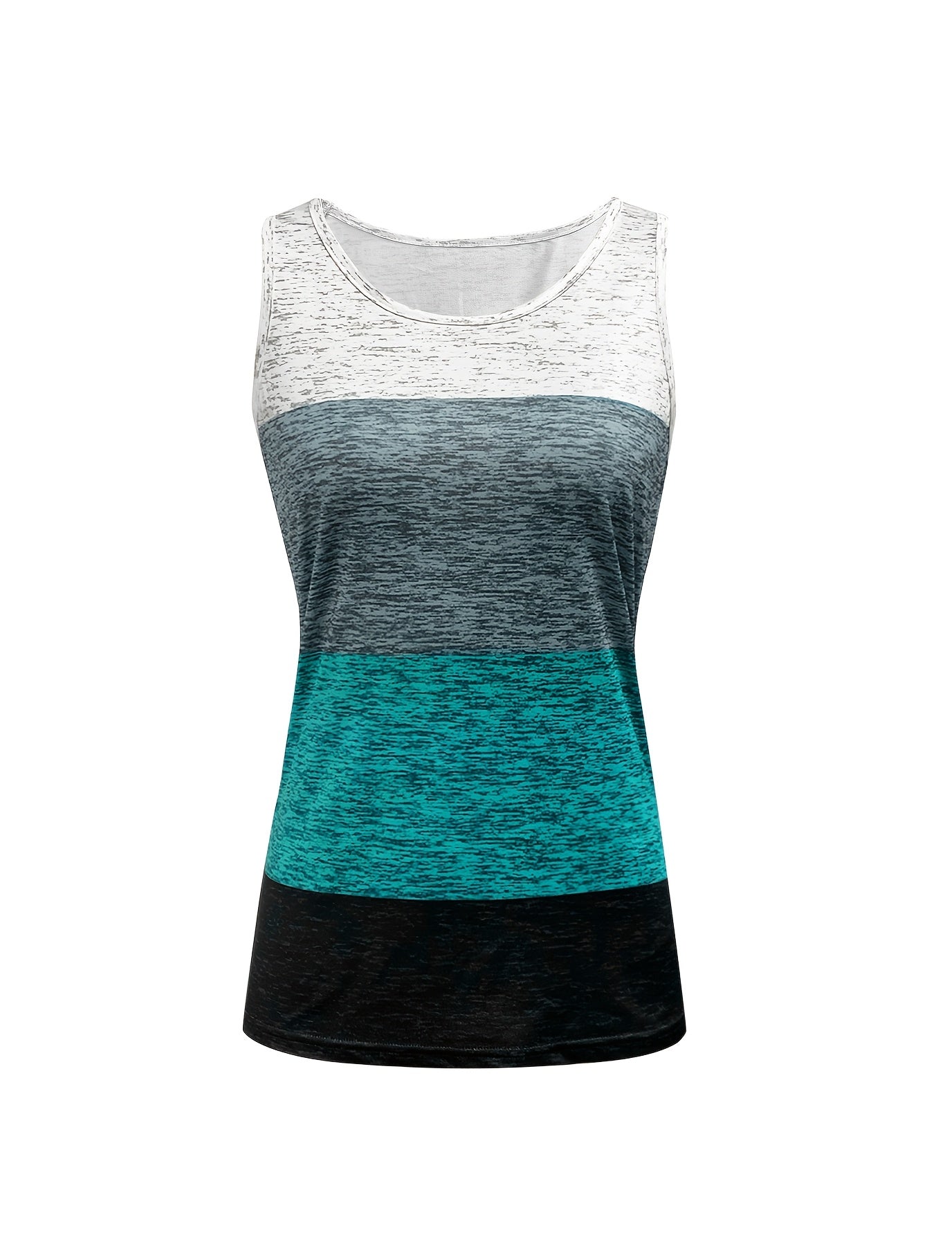 New Spring/Summer Fashion Color Block Printed Vacation Casual Vest[Directed]