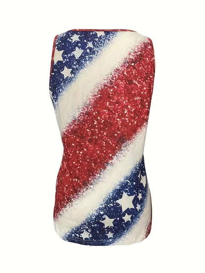 [Summer Vest] Stylish Sleeveless Summer Vest | New Printed Nail Button Top