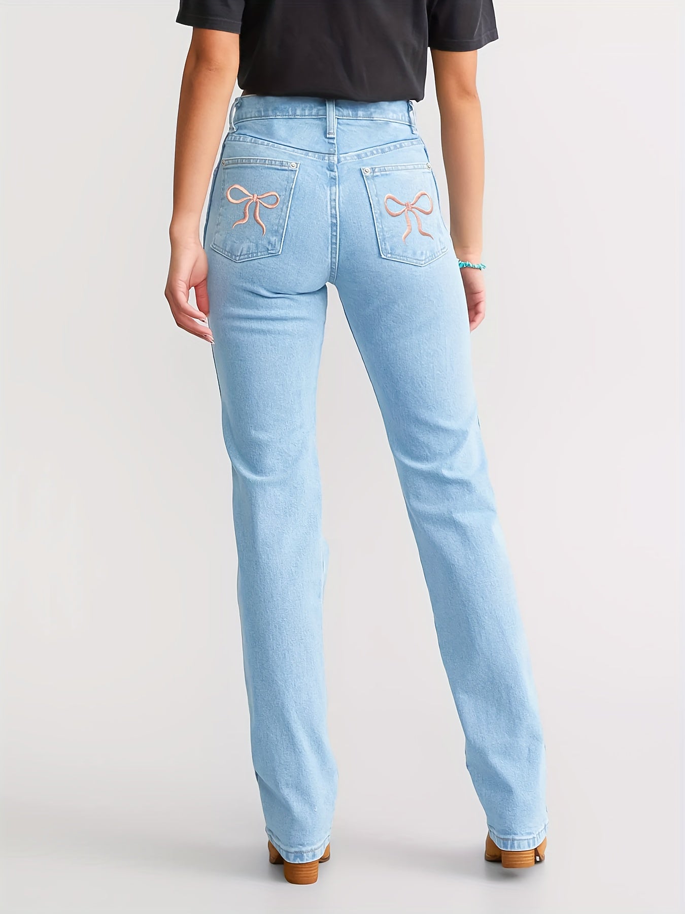 Blue Jeans Women Straight Pants New Classic Retro Casual Jeans And Pants Niche