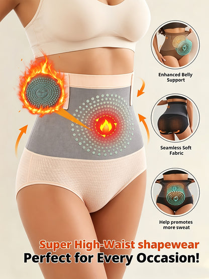 1 Pack - Hip Lift Waist Shapewear, Abdominal Compression Control and Butt Lift to Improve Posture with a Flat Abdomen, Minimalist Style - High Stretch Soft Fabric, Daily Body Sculpting