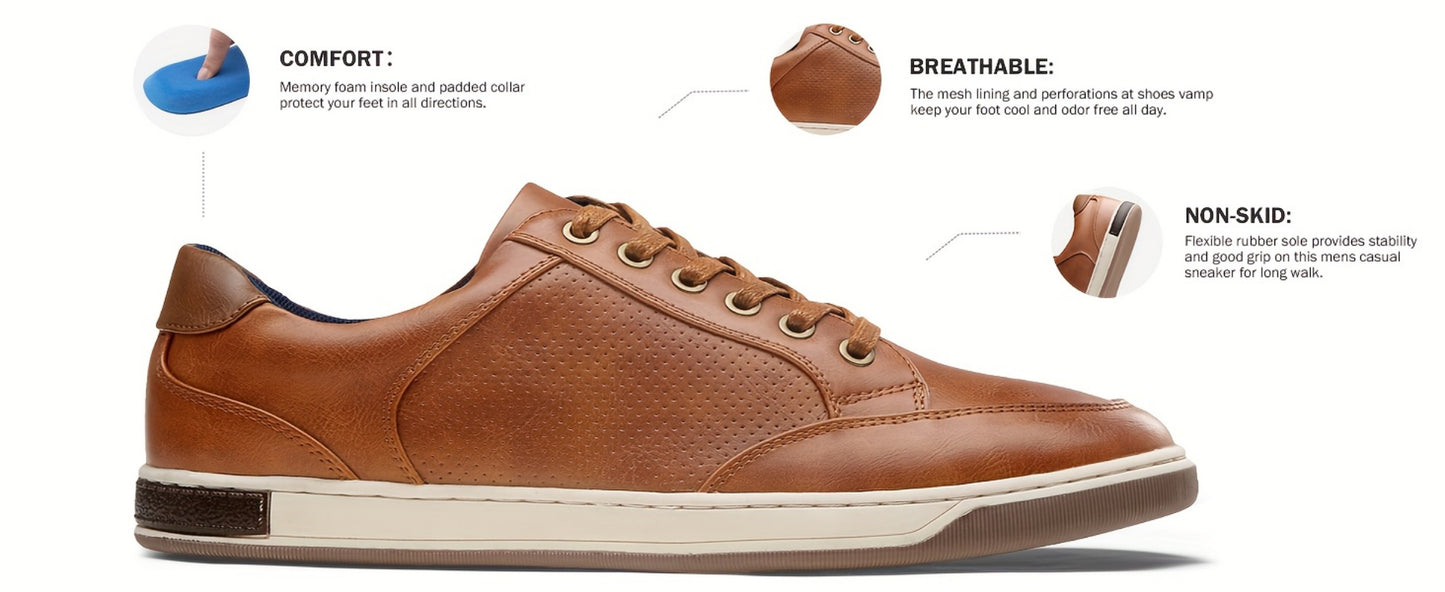 Men's Sneakers - Everyday Comfort & Durable Sole