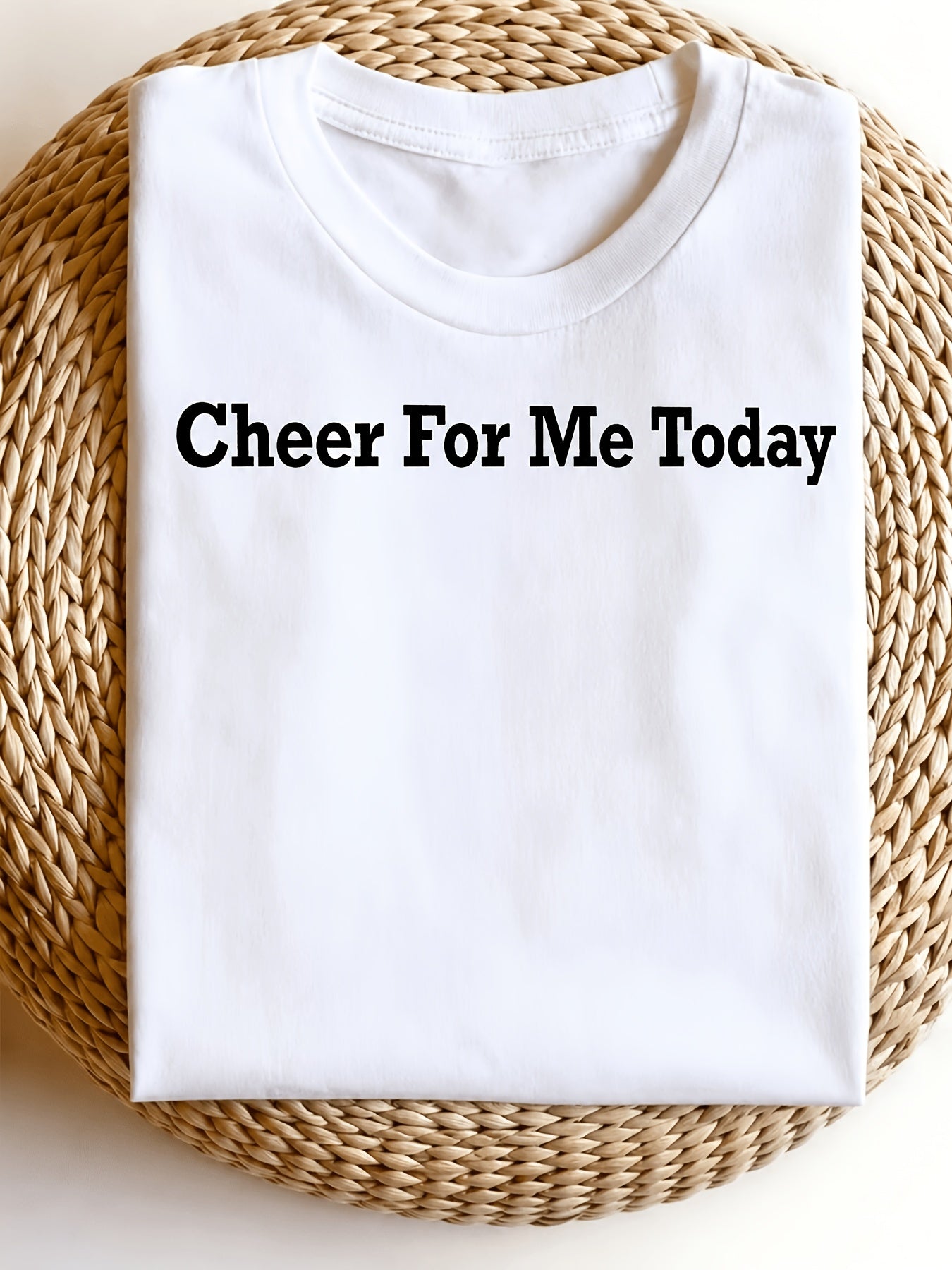 I Celebrate Me TShirtWomen's Quick Dry Polyester TShirt Breathable Lightweight Summer Casual Crew Neck Wrinkle Free Solid Color for Office Daily WearWomen's White T-shirt