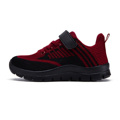 Athletic Footwear for Boys And Girls, Featuring Knitted Mesh Sneakers That Are Stylish, Breathable, And Lightweight, Perfect for Kids' Running