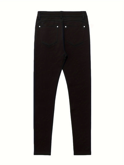 Black High-Waist Jeans - product view 8