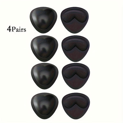 8pcs (4 Pairs) Adhesive Push Up Bra Patches Suitable for Swimsuit & Casual Attire - Removable Reusable Nipple Covers with Sponge Inserts, Lightweight Comfortable Seamless Suitable for Women's Underwear, Bikini Bra Contours, Lingerie Accessories