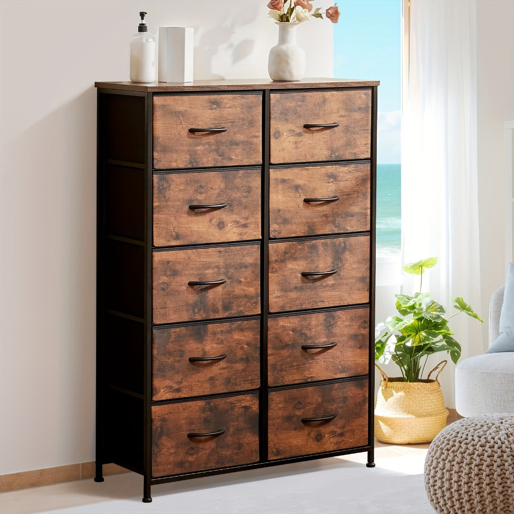 Fabric Drawer Dresser - Space-Saving