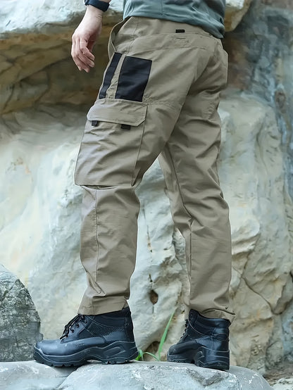 Men'S Tactical Cargo Pants - Quick-Dry Lightweight, Multi-Pocket Design, Regular Fit for Hiking, Camping, Outdoor Adventures (Belt Not Included), Hiking Pants, Adventure Clothing, Rugged Style, Scratchresistant Material, Utility Trousers