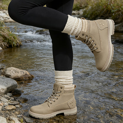 Women's High Quality Hiking Ankle Boots, Non-slip Wear-resistant, Women Shoes