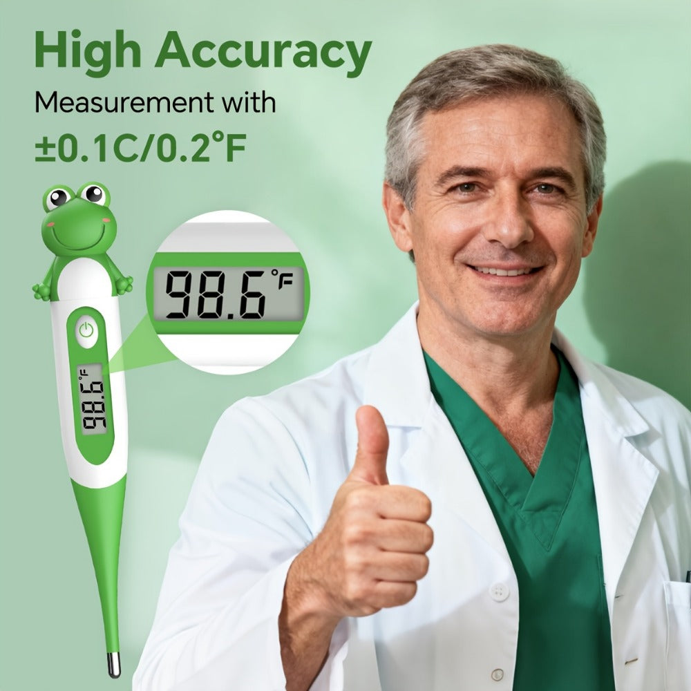 Infrared Forehead Thermometer - LCD Display, Memory and Silent Mode