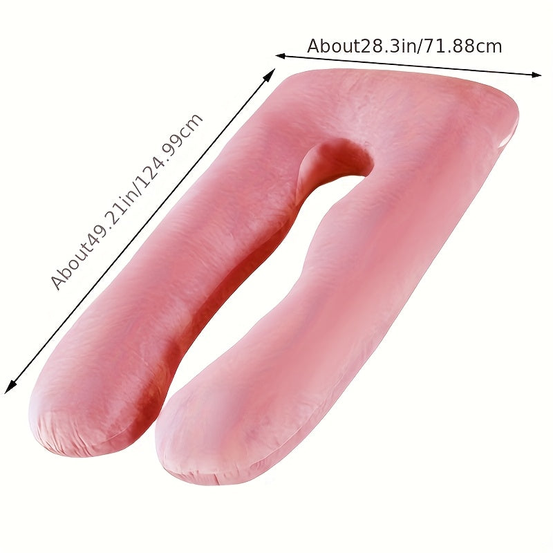 New Popular U-shaped Pregnant Woman Pillow Waist Protection Pillow Core Side Sleeping Pillow Detachable Washable Nursing Pillow