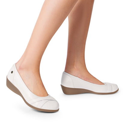 Womens Fashionable Flat Shoes, Rounded Toe with Flat Heel Shoes, Shoes for Women, Suitable for Dressing, Parties, Walking, Comfortable, Simple Design, Soft Insole