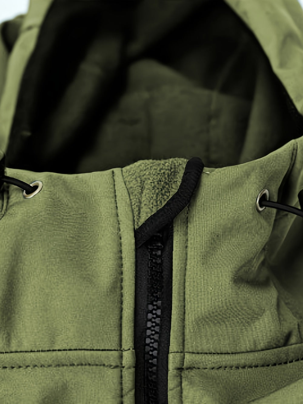 Men's Versatile Fleece Zip-Up Coat
