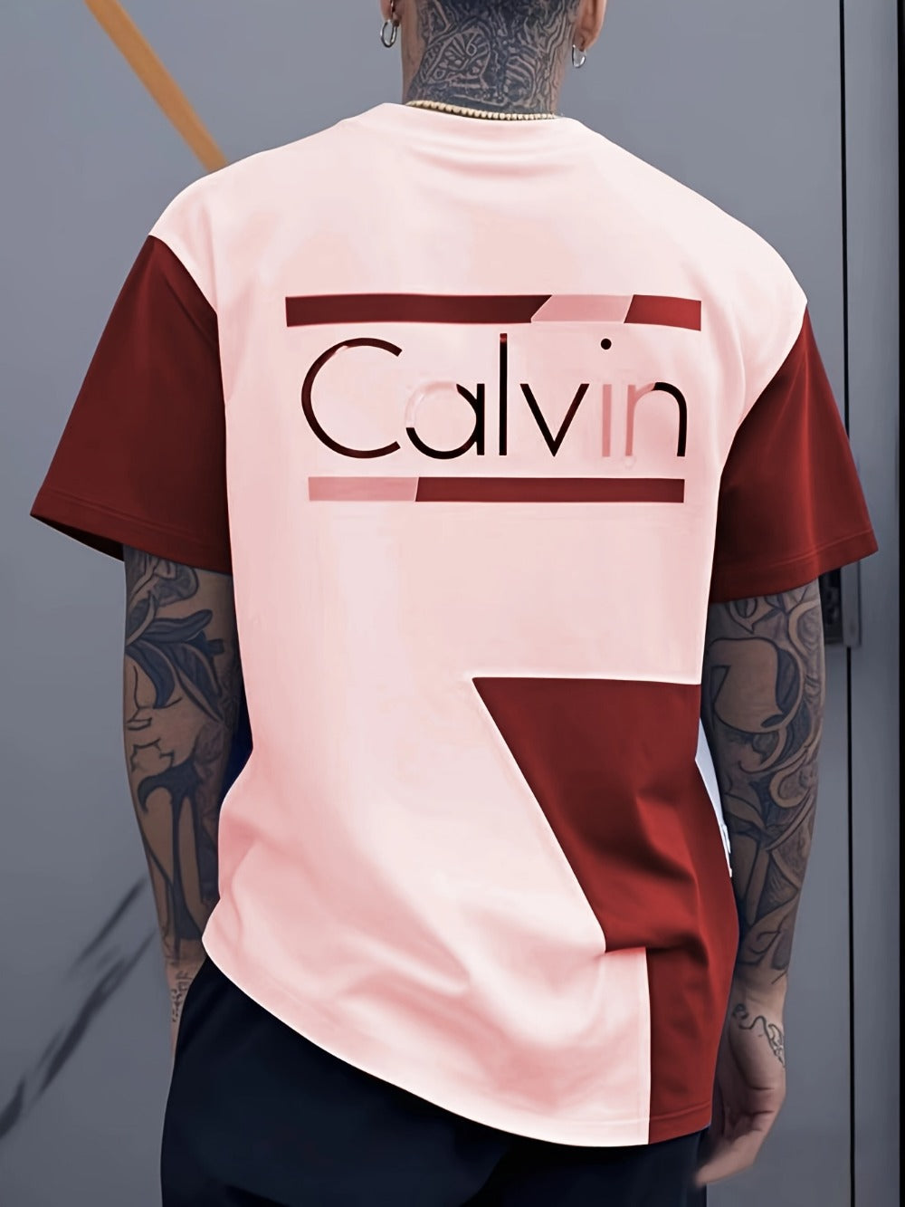 Men's Graphic Print T-Shirt - Crew Neck Short Sleeve 329893