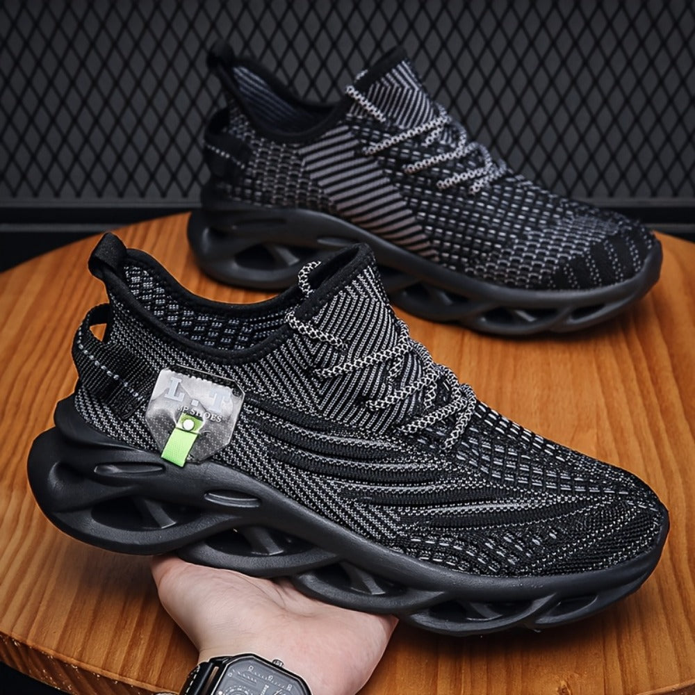 Men's Running Shoes - Breathable Mesh Cushioned Comfort for Outdoor & Travel 971749