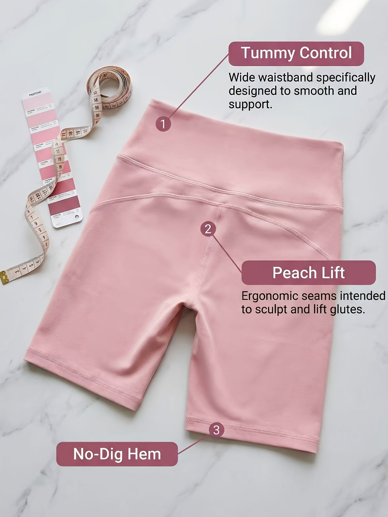 Women's Mixed colors Polyester Shorts - product view 3