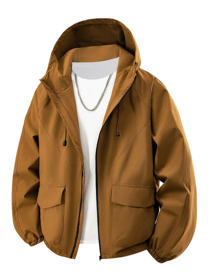 Men's Windproof Pullover Coat