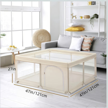 Baby Playpen - Breathable Soft Large 71inch