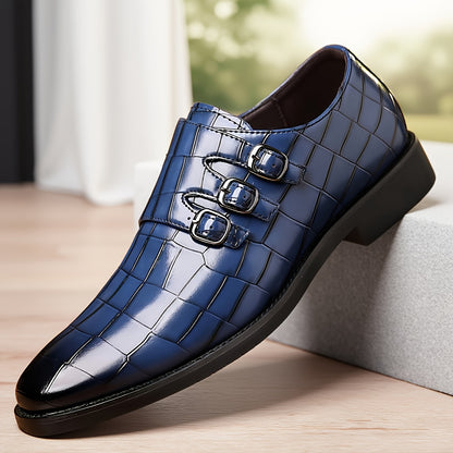 Plus Size British Style Soft Bottom Casual Pu High Quality Comfortable Business New Formal Men Lace-Up Shoes