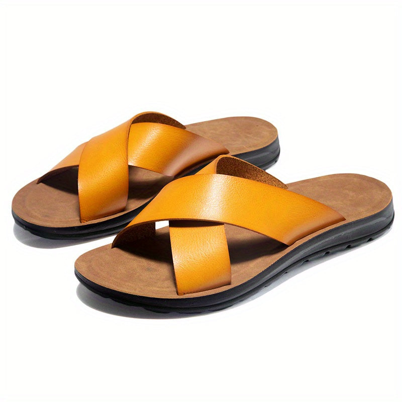 Men's Slippers - Non-Slip Sole for Beach & Water 35045 235045