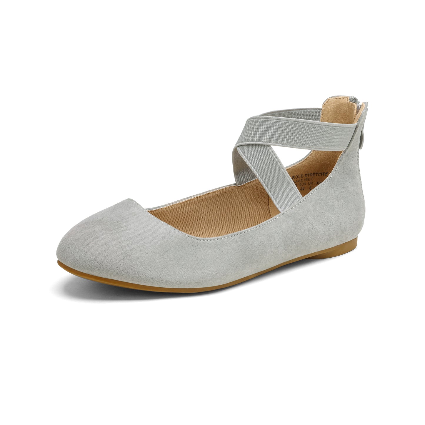 Women'S Slip-On Flats with Elastic Ankle Strap - Cushioned Insole & Non-Slip TPR Sole - All-Day Comfort Shoes for Women, Office, Parties, Everyday - Black Flats - Ideal Gift for Women & s, Office Footwear, Sleek Design, Durable Construction, Professional