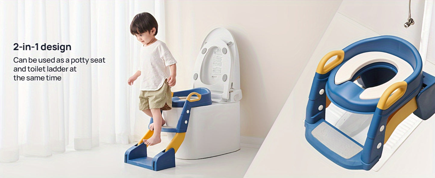 Potty Training Seat - Foldable Adjustable Toilet Step