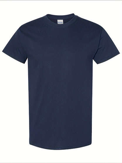 5pcs Men'S Fashion Sports T-Shirt, Summer Casual Stretch Crew Neck T-Shirt