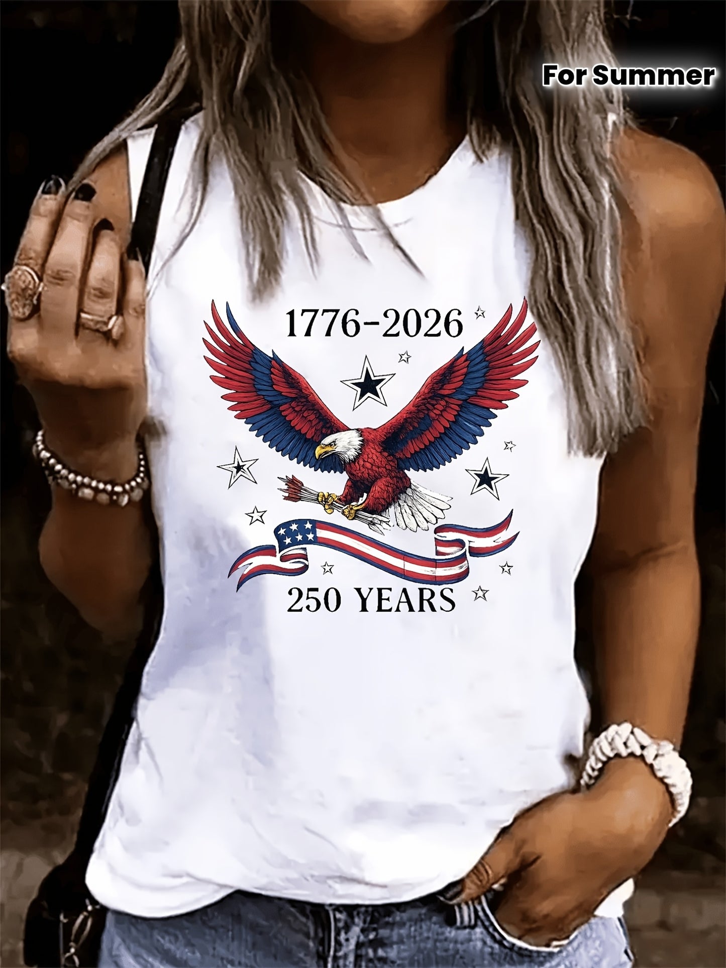 [Summer Tank Casual] Women's Summer Tank Casual Sleeveless Loose Fit Soft Breathable Daily
