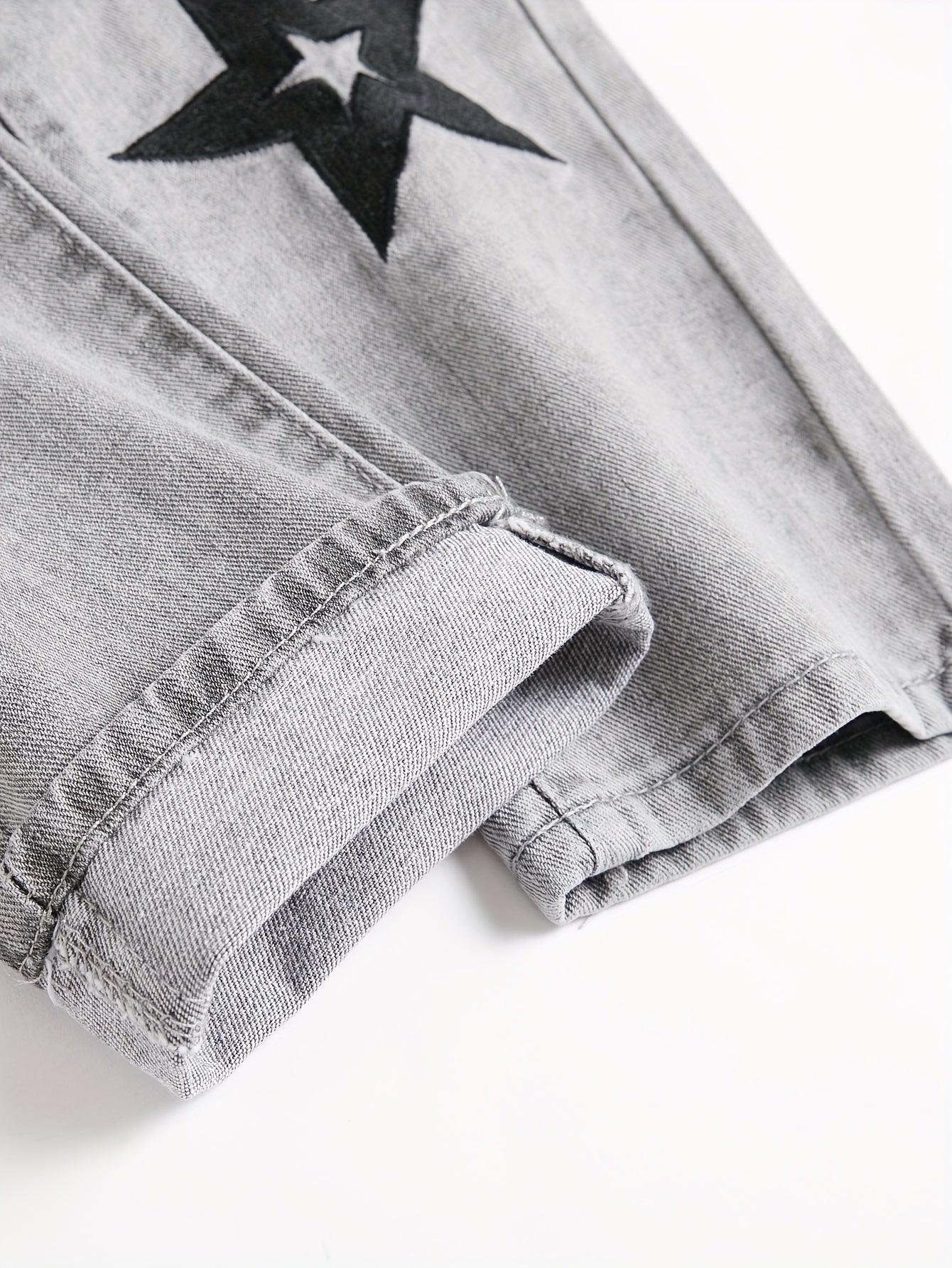 Slim Fit Men'S Jeans with Embroidery And Ripped Details