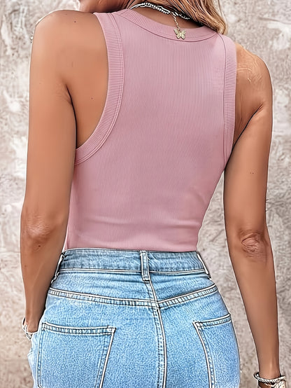 Women'S Padded Ribbed Vest-Seamless Sports Crop Top, with Underwear And Detachable Chest Pad, Breathable Yoga Fitness Base Shirt