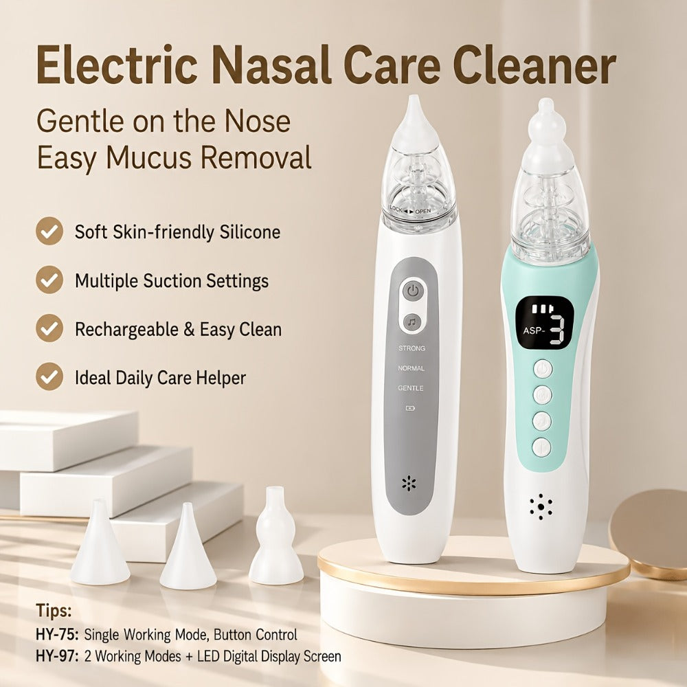 Baby Nasal Aspirator - Portable Adjustable Travel Cleaning