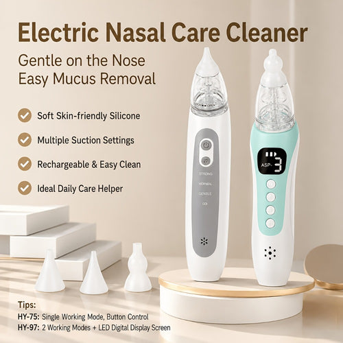 Baby Nasal Aspirator - Portable Adjustable Travel Cleaning