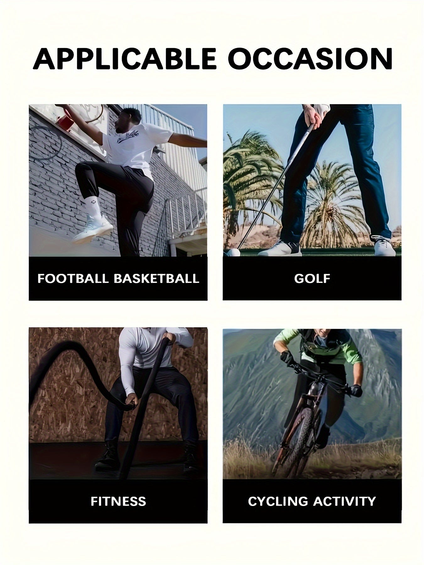 3pcs Men's Summer Ice Silky Pants, Sporty And Casual, Breathable, Cool And Refreshing, Mixed 3-color Versatile, Pocket with Letter Zipper Design, Stretchy And Quick-drying, Suitable for Fitness, Jogging, Cycling, And Daily Casual Wear