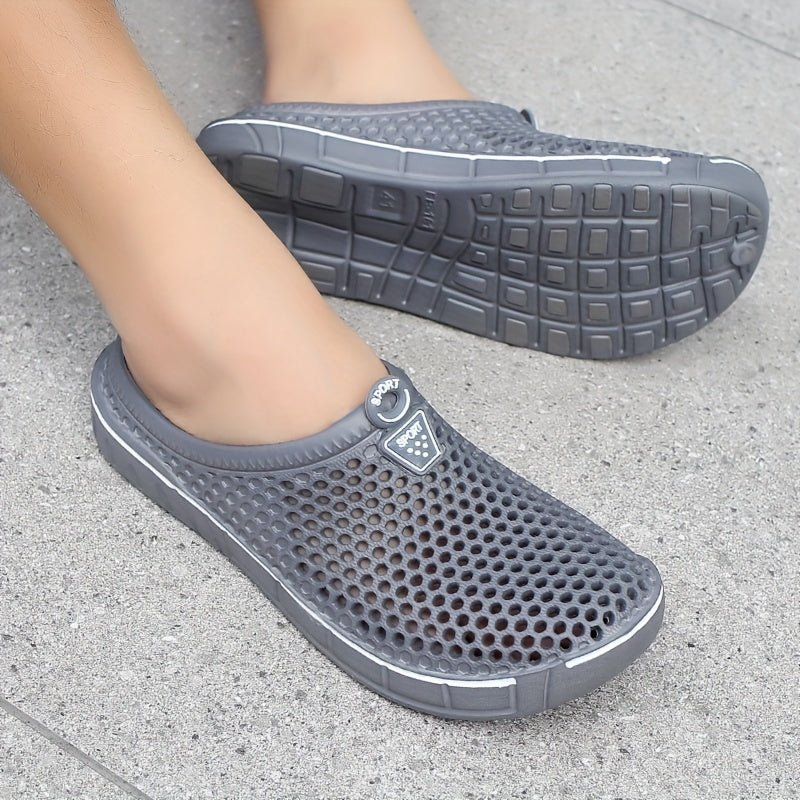 EVA Solid Color Sandals, Slip-On Breathable Beach Shoes, Comfortable And Stylish for Summer Outdoor Activities, Women Shoes