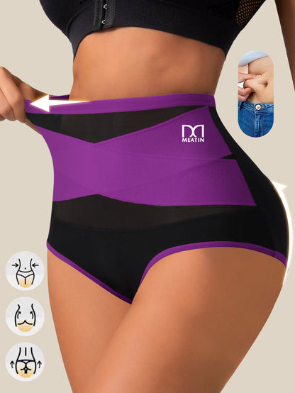 Women's Mixed Color High-Waist Shorts - product view 13