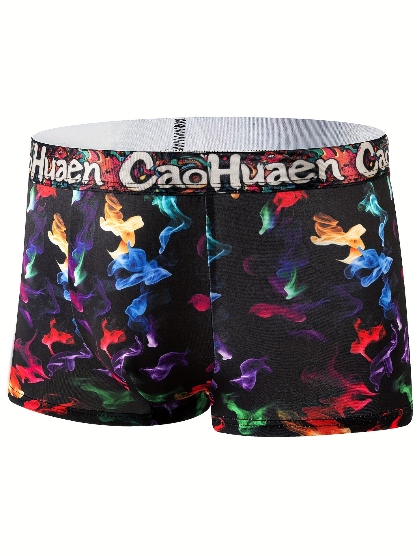 30pcs Random Assortment of New Trendy Print Breathable Quick-Dry Men's Boxer Briefs, Available in Pink+, Green Haircut Patterns; Comfortable Quick-Drying Trousers; Office-Going Casual Trousers; Smooth Texture, Hand-Washable/Care Instructions;