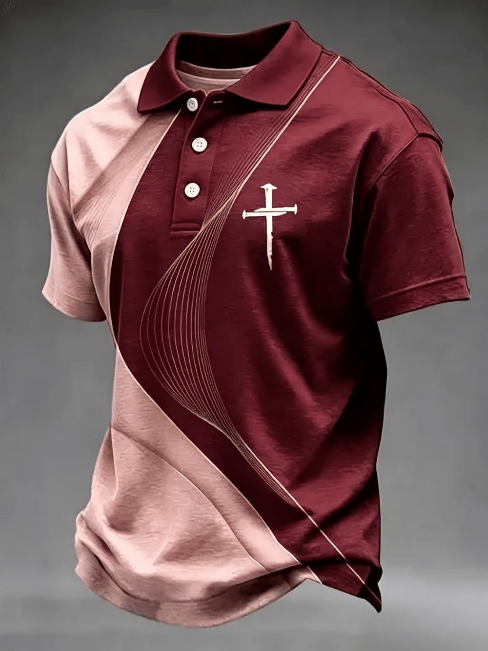 Men's Faith Graphic Shirt - Collared Short Sleeve 688037