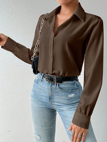 2pcs Women's Long-Sleeve Shirt Bodysuit