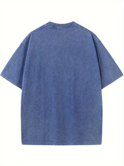 Men's Vintage T-Shirt - Round Neck Short Sleeve Weekend Style 064293