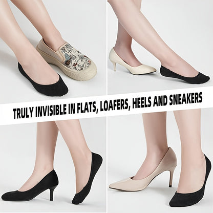 Eight Pairs of Lightweight, Breathable Boat Socks Featuring a Shallow Mouth Design with Silicone Anti-Slip And Non-Falling Heel. These Invisible Socks Are Designed to Be Breathable, Moisture-Wicking, Soft, Comfortable, And Versatile